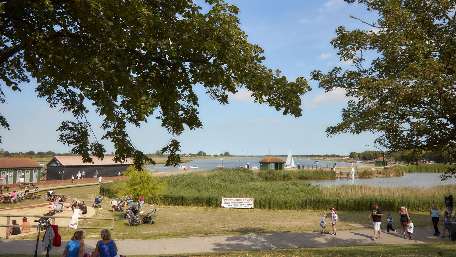 Promenade Park in Maldon, Essex 